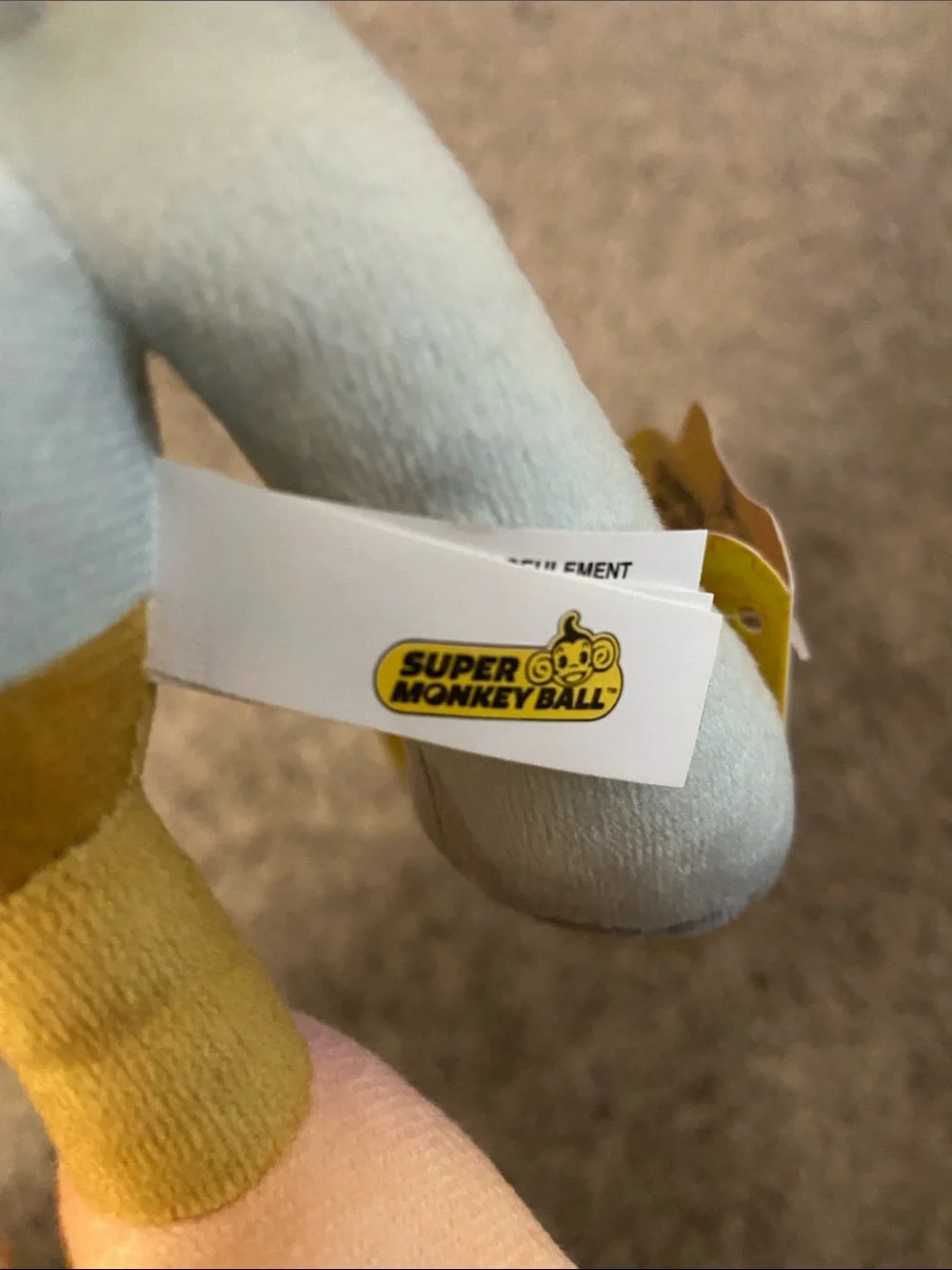 Sega Toy Factory Super Monkey Ball Doctor Plush Stuffed Animal Toy.